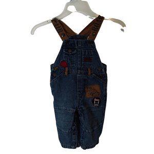 Youth Infant Overall Blue Jean Size 12 M Road Repair Childrens Apparel Patches S